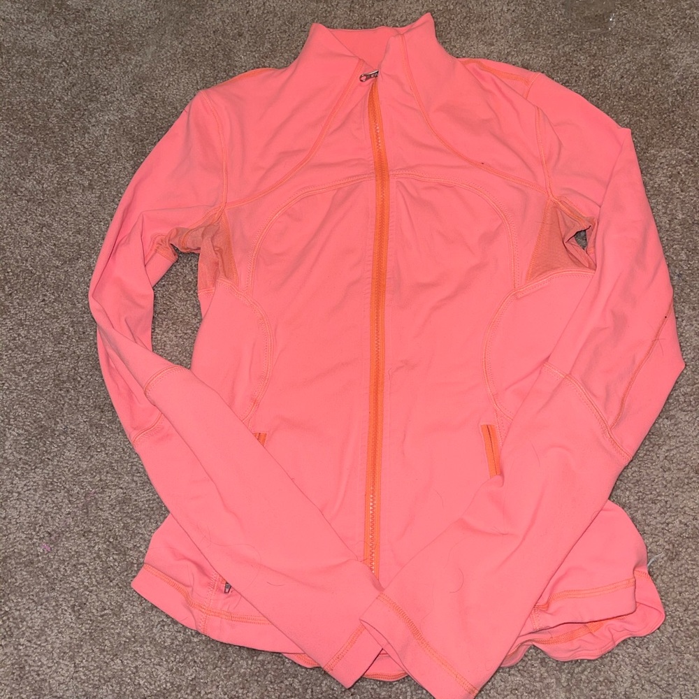Peach lulu lemon jacket